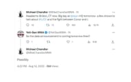 Tweet and response